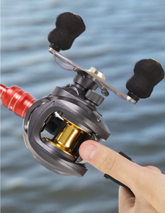 Moulinet de pêche à tambour <span class=keywords><strong>Daiwa</strong></span> Saltiga pour gaucher, poignée rose CNC, 8 réglages de frein magnétique, 12 kg, <span class=keywords><strong>ensemble</strong></span> moulinet de pêche à longue portée - Product Image 2