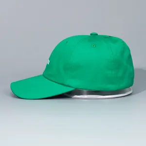 Topi bisbol wanita tinggi hijau, topi bisbol wanita, topi ekor kuda poni bisa disesuaikan untuk wanita