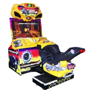 เครื่องเล่นเกมมอเตอร์ไซค์อาร์เคดขนาดใหญ่สำหรับผู้ใหญ่ แบบหยอดเหรียญ วิดีโอเกม อุปกรณ์บันเทิง เครื่องแข่งรถ รุ่นแข่งขัน - Product Image 4