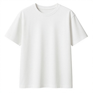 Camiseta de Algodón Tejido de Color Sólido para Hombre - Servicio Personalizado OEM ODM de Alta Calidad, Corte Holgado - Product Image 3