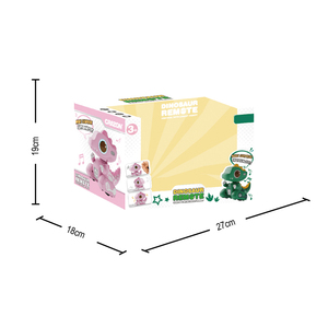 New 2.4 Gam điều khiển vô tuyến giáo dục nhựa điện tử khủng long Robot trẻ em Nhảy Múa đồ chơi thiết lập với chức năng kỷ lục - Product Image 5