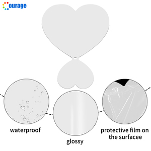 Nouvel arrivage de <span class=keywords><strong>plaque</strong></span> d'aluminium blanche de 1mm d'épaisseur feuille d'aluminium vierge de sublimation ébauches de cadre <span class=keywords><strong>photo</strong></span> personnalisées pour sublimation - Product Image 3