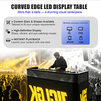 Mesa Portátil con Ruedas RX P1.86 P2 P2.5, Cabina de DJ, Pantalla LED para Video Wall, Música, Fiestas, Eventos, Escenarios, Bares, Discotecas