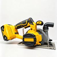 Scie circulaire sans fil multifonctionnelle de haute qualité, mini-scie manuelle de 5 pouces sans balais, idéale pour la découpe du bois en bricolage