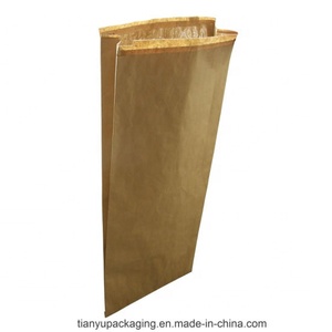 Đa Tường Bao 3 Hai Lớp 25Kg Pinch Dưới Nóng Chảy Keo Dán <span class=keywords><strong>Kraft</strong></span> Túi Giấy Với Pe Lót - Product Image 3