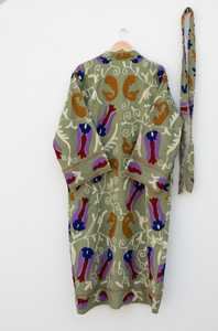 เสื้อแจ็คเก็ตโบโฮปักลายดอกไม้ผ้าฝ้ายกำมะหยี่ซูซานีลายสัตว์ ทำมือ ระบายอากาศได้ดี เป็นมิตรกับสิ่งแวดล้อม เหมาะสำหรับฤดูหนาว ของขวัญสำหรับผู้หญิง - Product Image 2