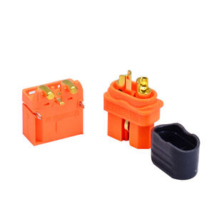 Groothandel Mannelijke Vrouwelijke Amass Xt60i Xt60ipw Connector Oranje Originele XT60I-F XT60IPW-<span class=keywords><strong>M</strong></span> Plug Xt60 (2 + 1) Connector Met Signaal Pin - Product Image 1