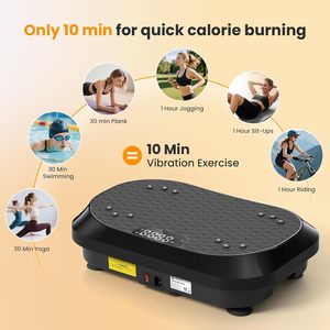 Uso di terapia magnetica a basso rumore vibrazione del corpo piastra della macchina piattaforma vibrante e massaggio di vibrazione Shaper del corpo - Product Image 6