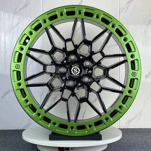 Rines Forjados Monoblock Beadlock Cóncavos Profundos en Verde, Rojo y Negro de 17X10, 18X9 y 19X9.5/10 para BMW 5X112 5X120 - Product Image 2
