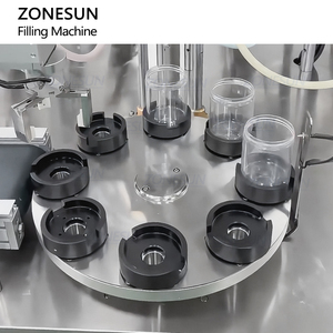 ZONESUN ZS-RSV4 automatique 4 couleurs Servo Rotor pompe crèmes cosmétiques beurre corporel fouetté tourbillon <span class=keywords><strong>rayure</strong></span> pâte Machine de remplissage - Product Image 4