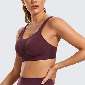 Nouvel arrivage de soutien-gorge de sport pour femmes de couleur unie soutien-gorge de sport sans couture à soutien élevé soutien-gorge de sport de fabrication supérieure de fitness - Product Image 6