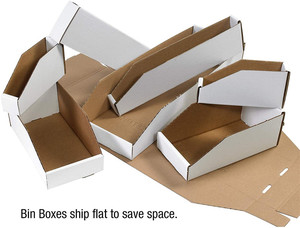 Open Top Bin Box Packaging Cardboard Corrugated Mailers Online Shipping Boxes