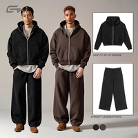 Sweat-shirt à capuche personnalisé OEM ODM pour homme, en molleton French Terry, manches longues, automne-hiver, streetwear, survêtements pour homme