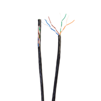Cable Ethernet Gigabit Cat5e UTP de Alta Velocidad, 24AWG, Sólido, 4 Pares, 100MHz, Revestimiento de PVC, para Interiores, 305m, Caja, Red LAN para Hogar y Oficina