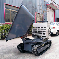 Mini-dumper de 1200 kg, fourni par l'usine chinoise, mini-dumper sur chenilles