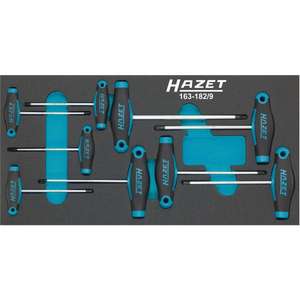 Hazet-163-182/9ชุดซ็อกเก็ตพร้อม T-Handle (9ชิ้น) -EAN 4000896162352ชุดเครื่องมืออื่นๆ - Product Image 1