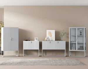 <span class=keywords><strong>Buffet</strong></span> d'entrée 3 portes en acier pour salon, meuble <span class=keywords><strong>de</strong></span> rangement moderne, table <span class=keywords><strong>de</strong></span> bar à café pour cuisine et <span class=keywords><strong>salle</strong></span> à <span class=keywords><strong>manger</strong></span> - Product Image 6