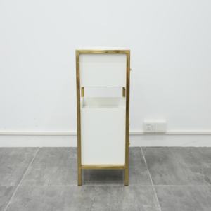 2024 luxe en acier inoxydable coiffeur Station barbier armoire bois <span class=keywords><strong>chariot</strong></span> pour maison hôtel salle <span class=keywords><strong>de</strong></span> bain utilisé pour - Product Image 3