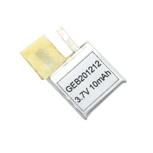 Ultra THIN from 2mm thickness Super size Lipo 3,7 v 10mah rechargeable lithium ion batteries very Petty's polymer lithium cell battery - Product Image 2
