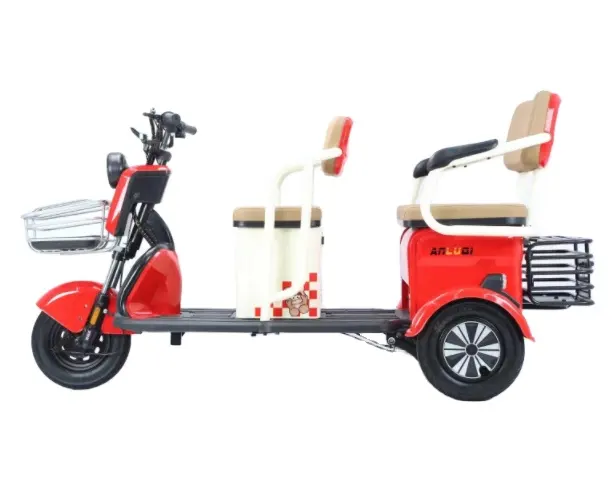Best cheap 3 wheel electric trike adult cargo electric tricycle with basket