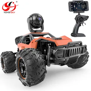 1:14 2.4Ghz Alloy Small offroad High Speed Kids RC Remote Control Car Toy With 720P 1080P Gimbal Camera RTF