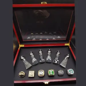 1981/1994/1988/1989/1984/2012 San Francisco 49ers Champions Ring Trophy Rose Gold Plated Aleación de zinc + Caja de exhibición de madera - Product Image 2