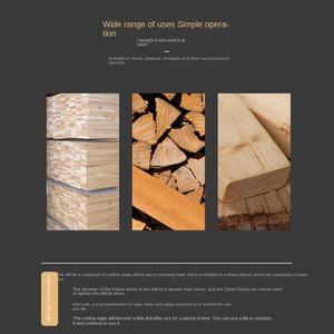 מקדח ברגים חשמליים מקדחה קצת מתארך עץ תבנית עץ מתקדח קצת פלדה טוויסט מתל מתאם חיבור מוט - Product Image 2