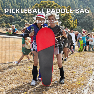 Sac de transport portable pour raquettes de pickleball en nylon avec compartiment à chaussures, sac de sport léger pour femmes, idéal pour les terrains extérieurs - Product Image 2