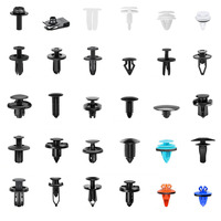 Clips de fixation universels en plastique pour carrosserie automobile, rivets à pousser pour pare-chocs de voiture, installation facile, fixation de pare-chocs