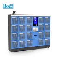 Prix direct du fournisseur armoire de bureau de stockage commerciale casier à colis intelligent avec écran tactile numérique