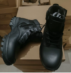 Bottes de randonnée unisexes TSB801 36-47 pour femmes et hommes, personnalisables en taille, matière et couleur, mi-hautes, noires et marron, en stock. - Product Image 3