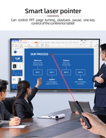 Tableau blanc interactif intelligent avec écran tactile électronique de 110 pouces 4K 3840x2160