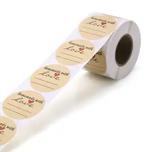 Rollo de papel personalizado impreso, hoja adhesiva impermeable, adhesivo troquelado, logotipo personalizado