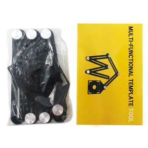 Règle d'angle de mesure multi-angles à 6 côtés, appareil de mesure des trous de carreaux de sol, règle multi-angles - Product Image 6