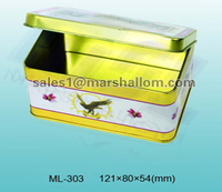 Boîte d'emballage pour capsules Actinidin, boîte en étain décorative, marque MSL, modèle ML-303