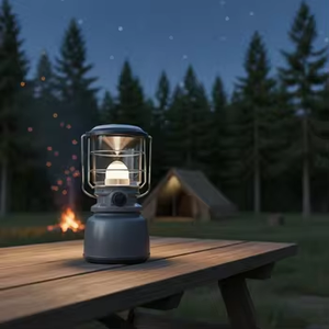 Lanterne LED rétro haute puissance Favor Light, 1300 lumens, alimentée par dynamo, étanche IP65, lumière du jour 6000K, pour le camping, garantie 1 an - Product Image 1