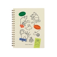 Carnet en cuir à spirales ligné personnalisé en usine, format A5, 100 feuilles de papier épais, toutes couleurs, logo personnalisé, cadeau