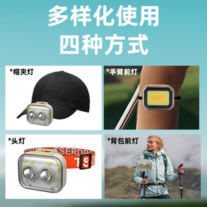 Headlamp Led Rechargeable Battery 800Mh Red Light Mosquito Repellent Hiking Outdoor Use - Product Image 3