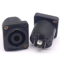 Connecteur audio 4 broches, Haut-parleur carré 4 broches, Prise femelle professionnelle, Amplificateur, Interface Nomon, Prise microphone