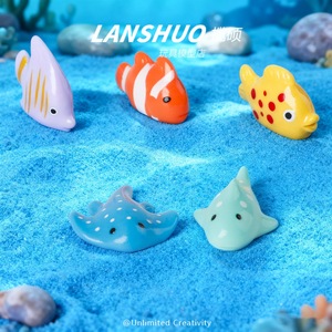 Lanshuo Resin Ocean Animal Figures Mini DIY Jewelry Craft Kit Art Collectible <b>Decor</b> - Product Image 2