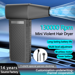 Giant Storm Handheld Power Fan 130000RPM Battery Powered Portable Dust <b>Blower</b> with Night Light for Household Cleaning - Product Image 3