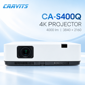 Proyector Profesional CAAVITS de 4000 Lúmenes 4K con Láser 3LCD para Salas de Conferencias Universitarias y Escuelas con <span class=keywords><strong>Zoom</strong></span> Óptico de 1.66x - Product Image 1