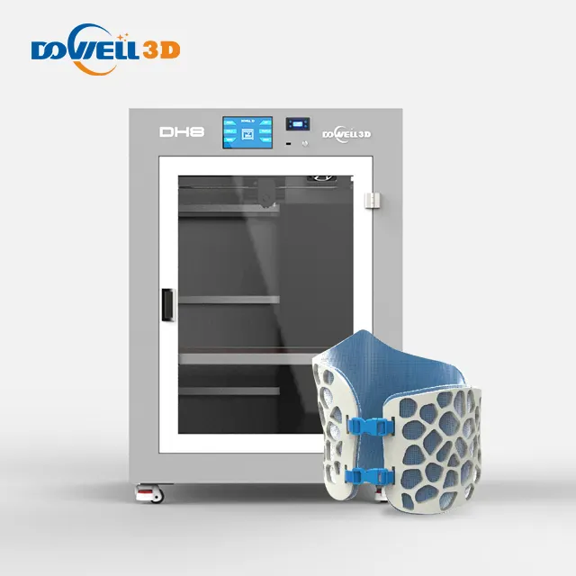 Dowell FDM rapid prototyping high precision metal 3d printer machine 600*600*800mm Enclosure industrial 3d printer