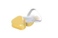 Barquettes jetables écologiques en PP de qualité alimentaire avec couvercle en aluminium pour la cuisson, antiadhésives, 40 ml