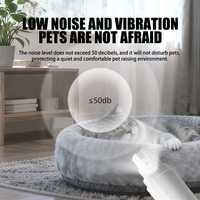 Verbesserte Version Vibrationsarmer Geräuscharmer LED-Nagelschleifer für Hunde und Katzen Sanfte Nagelpflegewerkzeuge