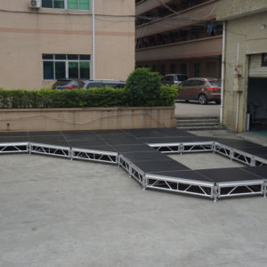 Escenario Portátil Modular Desmontable de Aluminio con Fácil Montaje para Actuaciones en Festivales al Aire Libre - Product Image 3