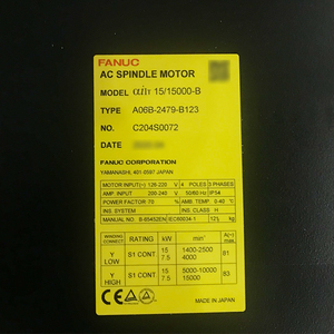 A06B-2479-B123 A06B-1230-K479 # Motor de Husillo AC S0C AiIT 15/15000-B FANUC - Product Image 2