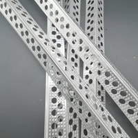 Profilé d'angle mural perforé durable en acier galvanisé, protection d'angle en R pour cloisons sèches, idéal pour la construction commerciale