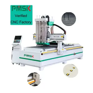 China Price Multi Head 4 Axis Automatic Panel Saw Cutting Machinery Furniture 1325 Woodworking Cnc Router