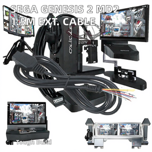 9-pin 1.5m cáp mở rộng Điều kiện Mới trò chơi phụ kiện cho SEGA GENESIS 2 MD2 xử lý kết nối dây cho Mega ổ đĩa - Product Image 2